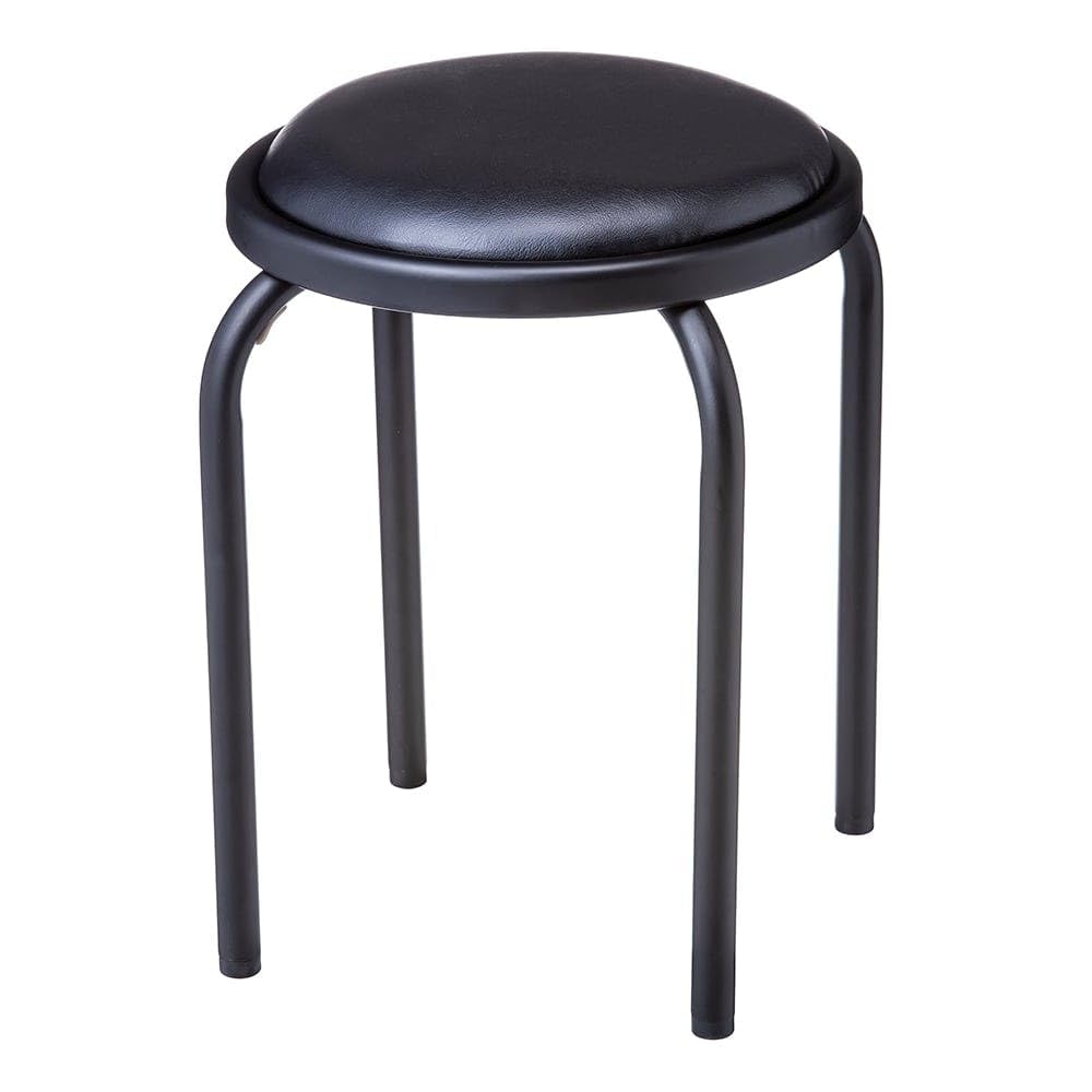 黒色クッション付きスツール　400個 Amazon｜カインズ(CAINZ) クッション付きスツール ブラック 幅44cm